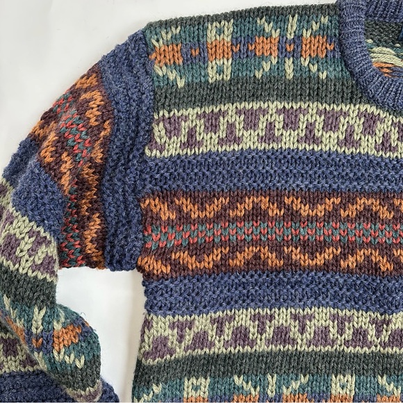 Vintage Cambridge Classics Men’s Large Knit Oversized Wool Sweater XL - Picture 4 of 16